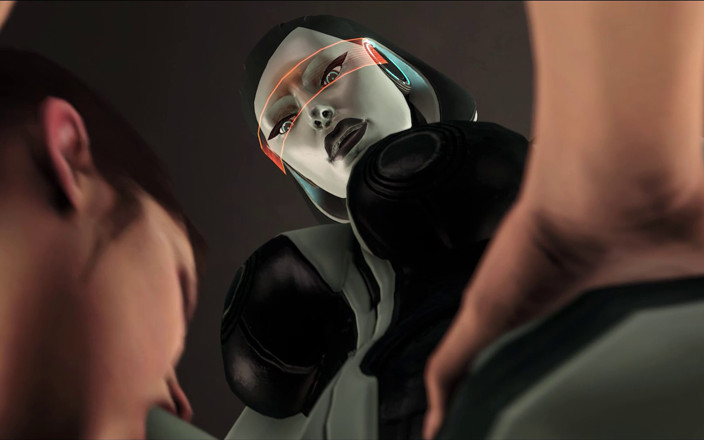 Futanari 3D: Eva Special Delivery - Futa Sex Robot Fucks Her 3D Animation