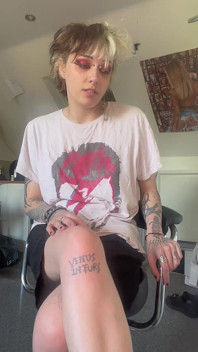 Skinny Goth Huge Belly Rapid Pregnancy at the Doctors Office