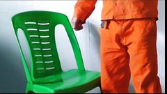Hornyboy2058: Pracovnice výstavby silnic masturbuje a stříká