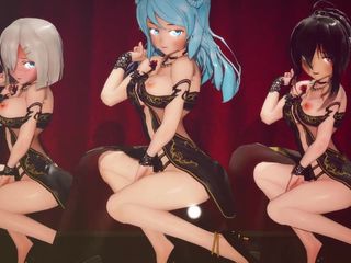 Mmd anime girls: MMD R-18, anime, filles dansant, clip sexy 287