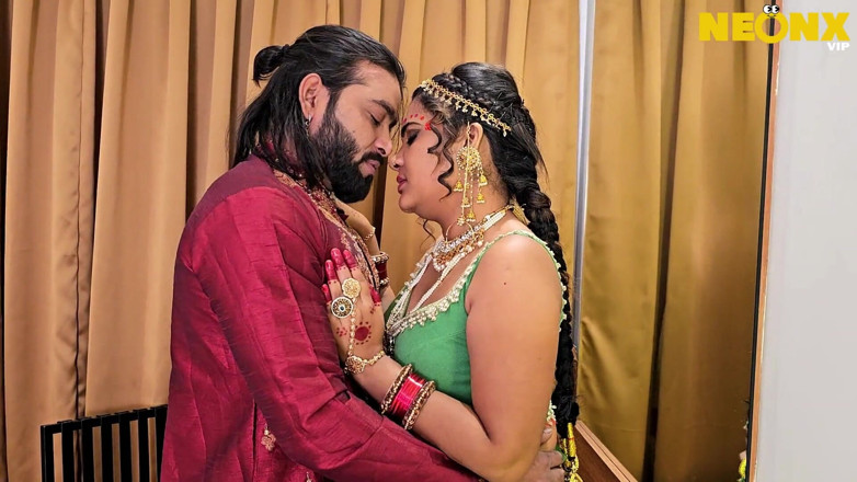 Indian Savita Bhabhi: Dulha Dulhan Flitterwochen-Desi-paar