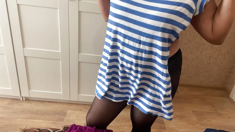 Lux Eva: Hot MILF Big Tits Fitting Compilation Continued JOI