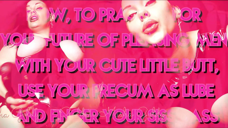 Goddess Misha Goldy: Mesmerizing anal training fro sissy!