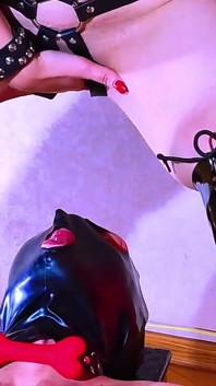 The Mistress Urinates Into the Cross-dressing Slave's Mouth