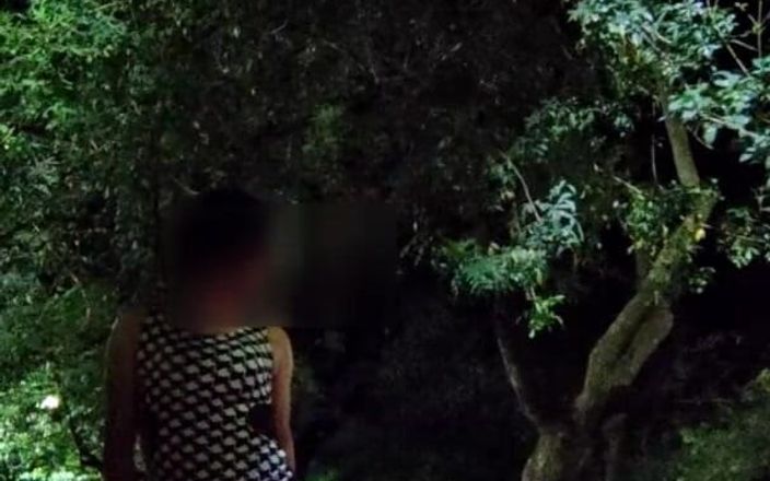 Traviezisha: कामुक पोशाक में बहिन क्रॉसड्रेसर रात में पार्क में अपनी गांड डिल्डो कर रही है