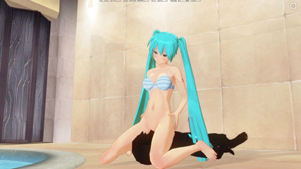 H3DC: 3D Hentai Miku gets cunnilingus orgasm