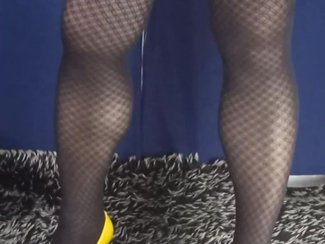 Checkered Tights, High Heels and Mini Dress (Old witcher)