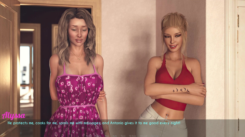 Hotgame Studio X: Awam Sophia Spicy up Edition - Going to Alyssa's Place to...