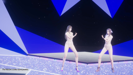 3D-Hentai Games: [MMD] TAEYEON - INVU Aerith Tifa Lockhart gorący nagi taniec final...