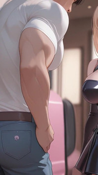 Sylvia Caught a Guy with a Huge Cock and Fucked Him Hard - Hentai Cosplay of Sylvia Van Hossen