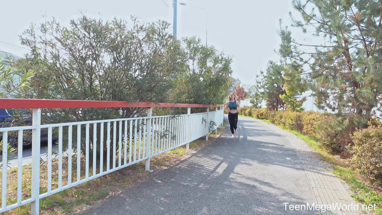 Teen Mega World: Everyday Jogging Ends with an Orgasm