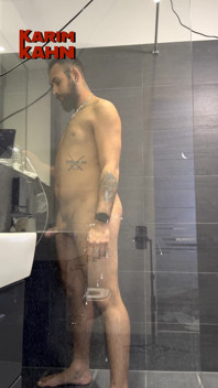 One Cumshot in the Shower and a Second One on My Boxers for a Fan