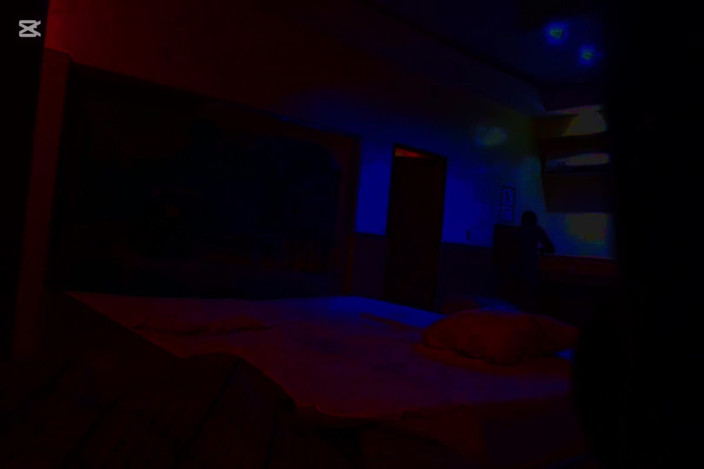 Afrocouple: Hard Fucked in Motel with Red Light Part 3