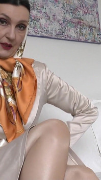 Masturbating in a Headscarf and Feeling Your Mistress's Fur on Your Nipples, Lady Victoria Valente