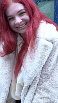 GERMAN SCOUT - Redhead small teen Miss Olivia at casting fuck