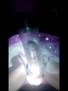 Fucking my see thru fleshlight in tutu and pantys