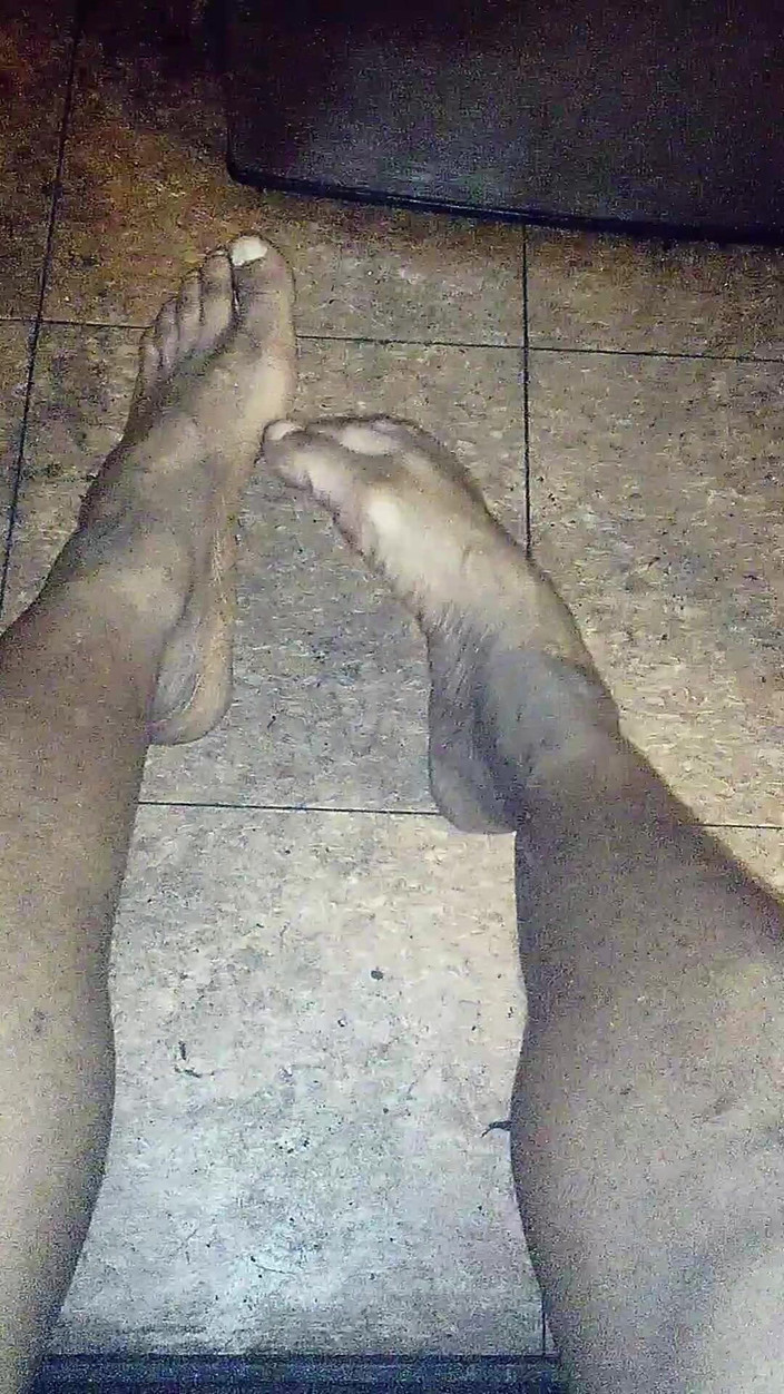 SweetDWillie456: Fetish foot play ekstrem