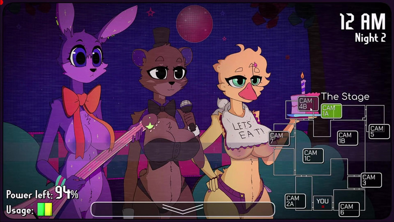 LewdArcade: Five Nights at Fuzzboobs Definitive Edition Porn Game Play [part 01] Sex...