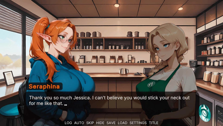 Dirty GamesXxX Trans: Seraphina의 삶: 그녀의 여자 룸메이트가 다음 방에서 따먹히는 것을 들으면서 자지를 따먹는 Shemale 2