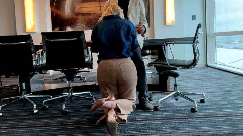 Flight Attendant Fiona: Fa Fiona rencontre un passager dans sa salle de réunion