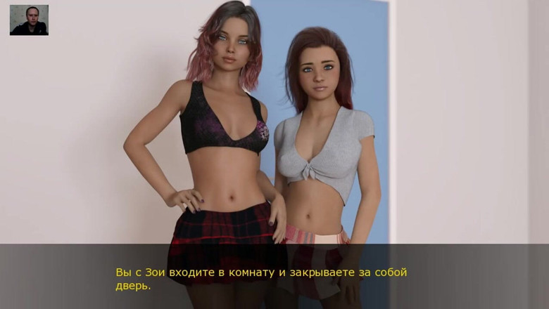 3DXXXTEEN2 Cartoon: 男は大きなペニスをジャークオフし、2人の女の子が裸のおっぱいで遊ぶのを見ます - 3Dポルノ - 漫画のセックス