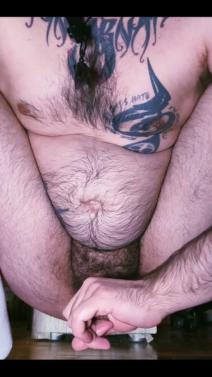 NaturalBornSinner: Look at Me Jerking This Hard Dick While I Pump...