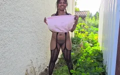 My Beautiful Pussy Ebene Under a Skirt