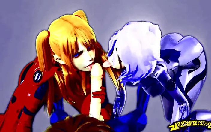 Games looper sex: Nerv Double Blwjob 3D Hentai