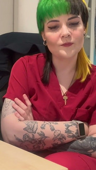 Miss Ruby's Last Locktober Task - One Week Left, Hump That Pillow for Nurse Ruby