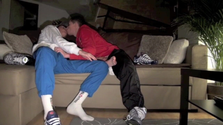 Sneaker gay: Feet foot and sneaker sextape