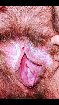 Stinky Pink Pussy Full of Smegma and Creamy Waiting for Your Tongue