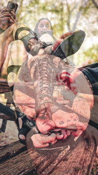 Submission in the Woods - Licking Gladiator Sandals