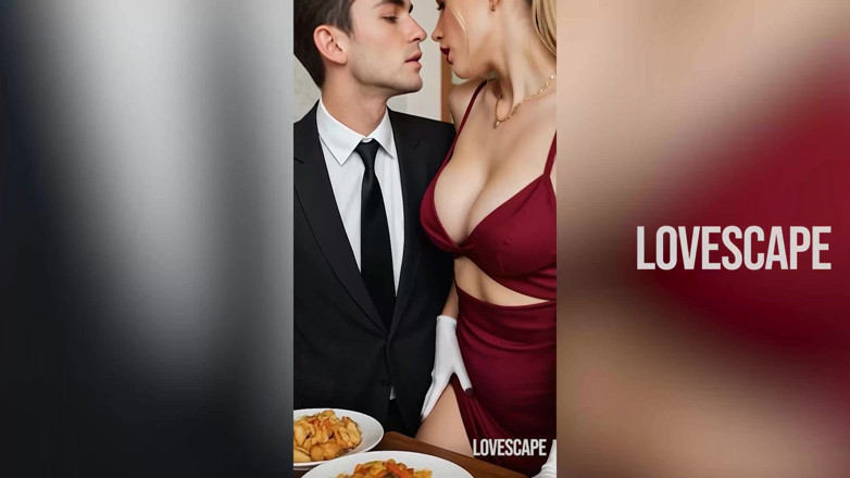 Lovescape: 목줄을 묶고 굴욕을 즐기는 금발의 순진한 데이트