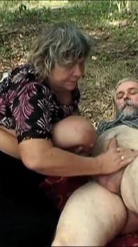 Horniest Threesome Fuck!!! Slutty Cougar Horny GILF and Old Pig Big Cock