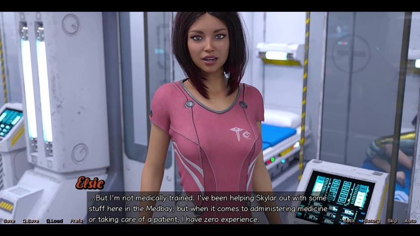 Stranded in Space - Shy Emo Girl Needs Help (AVN Teller)