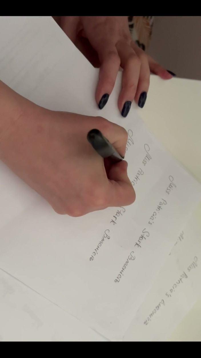 Dominatrix Miss Patricia Stark: Composing Sketch for My Slave’s Tattoo