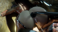 Good news media: Eve grote zwarte lul diep in keel, Chun-Li een harde...