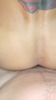 Tatted Friend Take Me on His Motorcycle to Fill His Ass with Milk