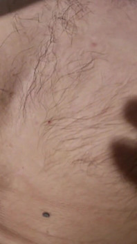 Teasing and sucking man's nipples