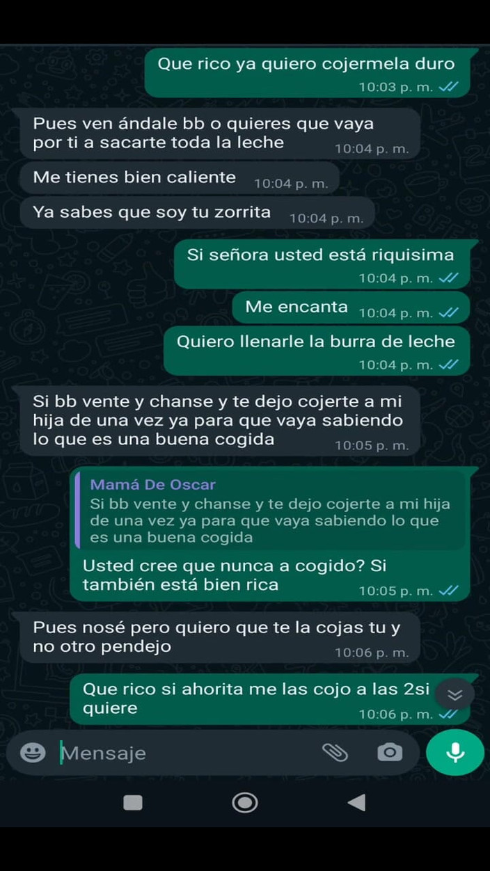 Mexicasero: 和我朋友奥斯卡的老板聊天，我会再次操她