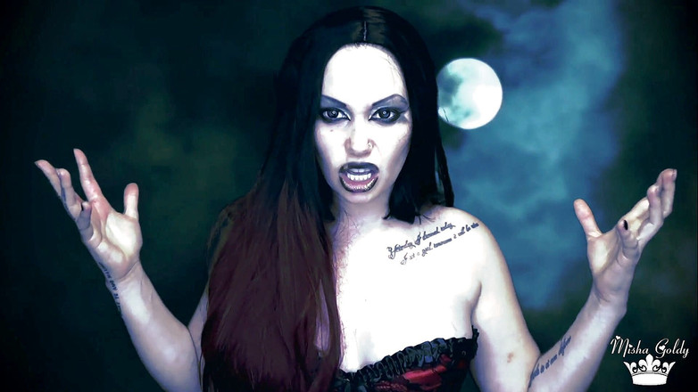 Goddess Misha Goldy: Cruel Banshee vás sní a vzkřísí znovu a znovu poté,...