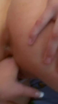 Anal fucking her slut with strapon