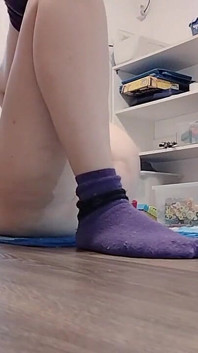 Amateur Wife Vacuums Naked in the House
