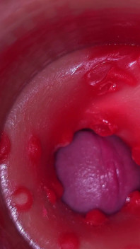 Camera in Vagina, Cervix POV, creampie 4K
