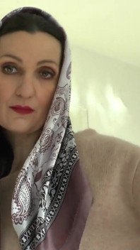 Schöne satin-kopftuch-Demonstration, WICHsanleitung, lady victoria Valente