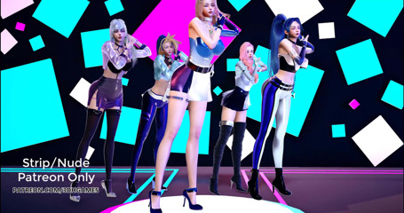 3D-Hentai Games: Exid - DDD seksowny taniec Kpop Kda Ahri Akali Kaisa Evelynn...