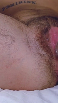 Ftm Slut Makes His Pussy Cream and Cums with Beautiful Dildo