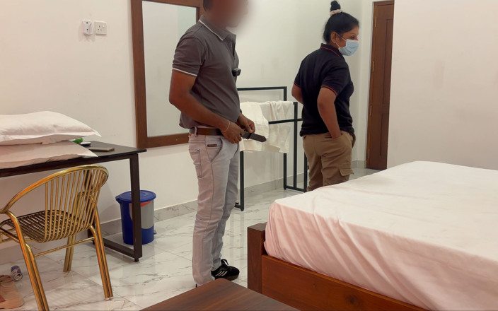 SL hardcore: Rest House Supervisor Sex with Cleaning Staff Girl