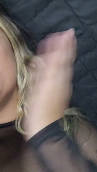 Flashing Butt Plug in My Ass