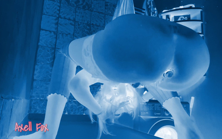 Sperm Drain 8. French MILF Drains Cum in Bathroom! X-ray Design.